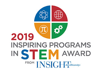 Logo: 2019 Inspiring Programs in STEM Award from INSIGHT Into Diversity