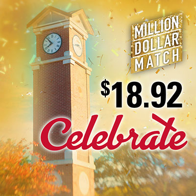 Million Dollar Match: $18.92 Celebrate