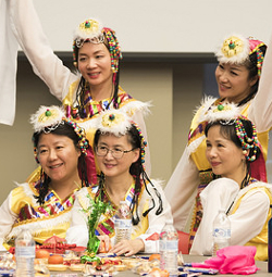 performers in costume