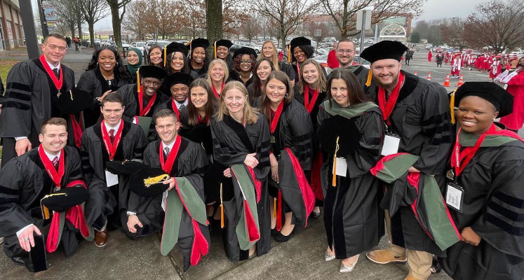 DPT Graduates at Commencement