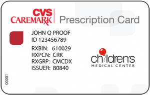 CVS CareMark Insurance Card